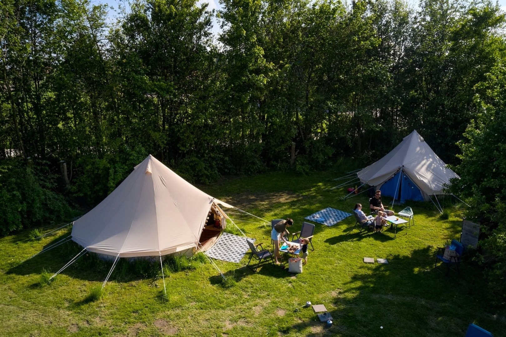 Twee graden detectie herstel Groene Camping In De Polder - Tipi Tent in het prachtige Brabantse land