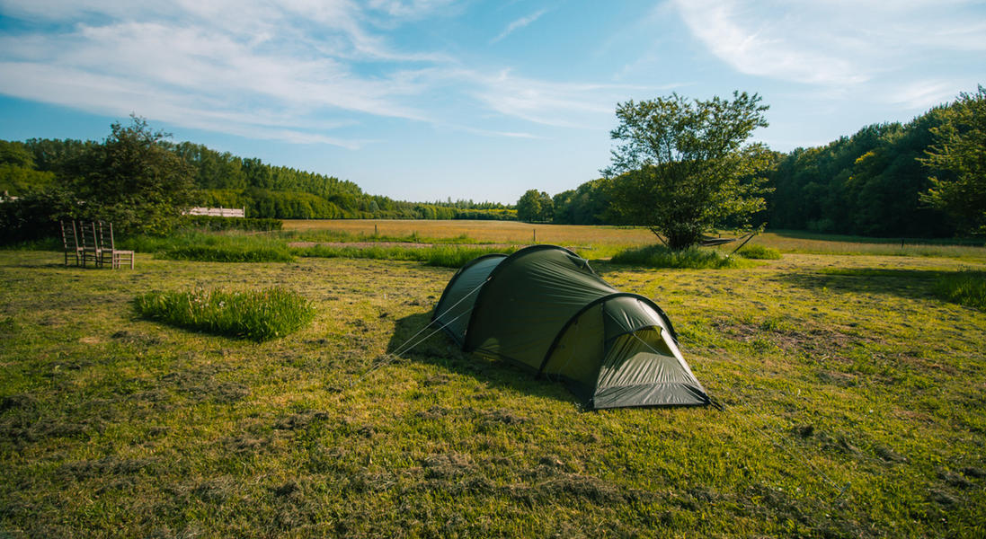 Romantic camping on private ground in Belgium