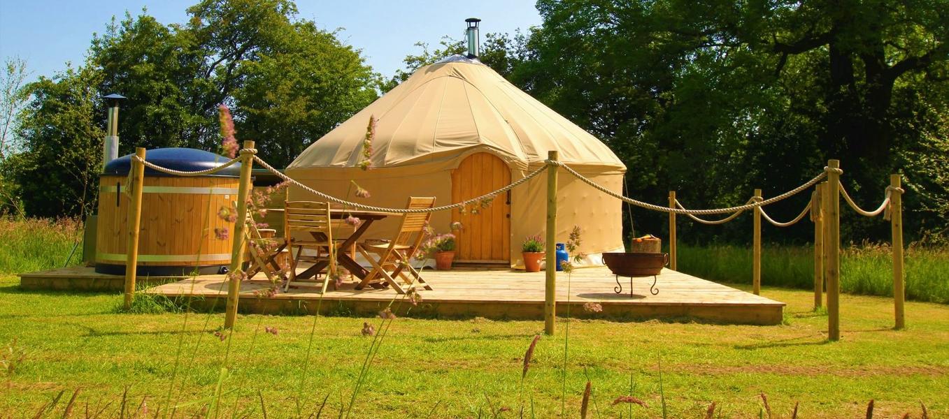 Glamping in the middle of nature