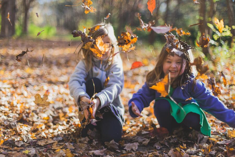 Camping im Herbst mit Kindern
