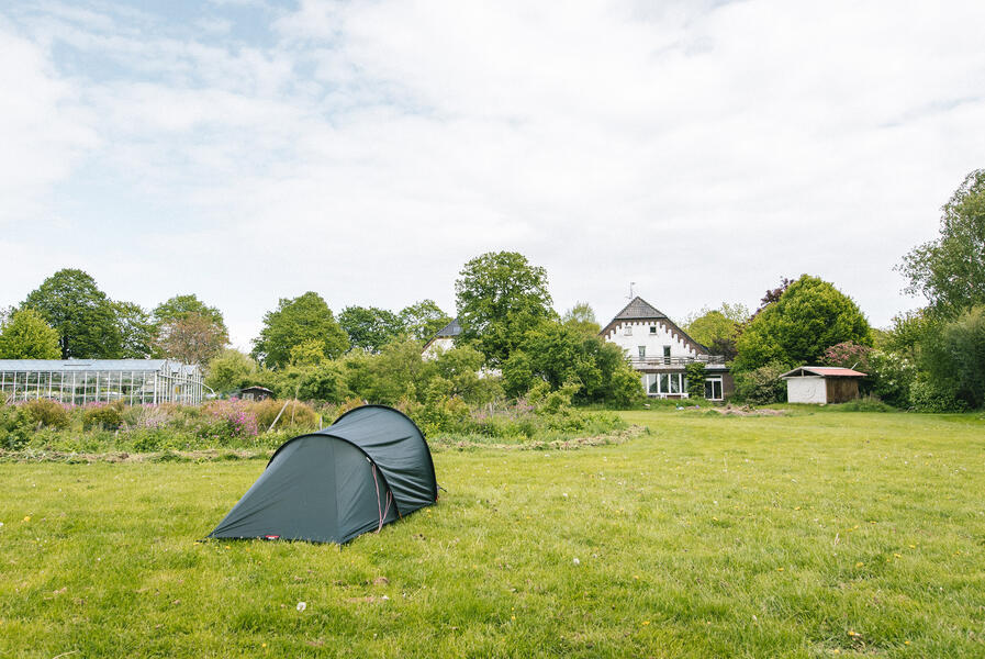 Camping auf Privatgrundstücken