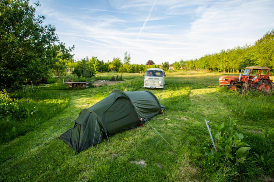 Camping auf dem Bauernhof in Deutschland