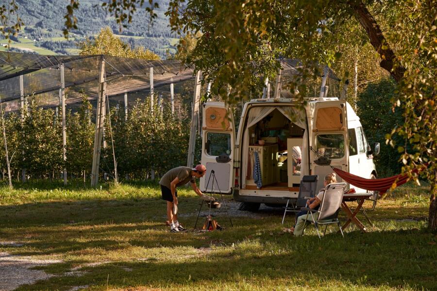 Camper sites in Italy