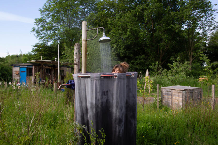 Naturcamping in Deutschland mit Sanitäranlage