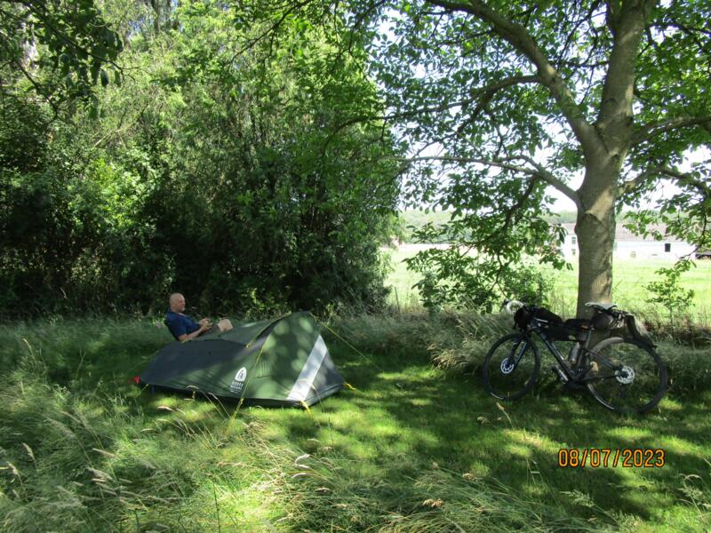 camping Verdiende rust in de noten-wei van Anne