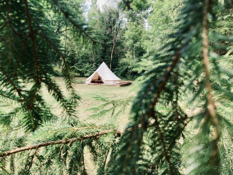 camping Privé eco-camping in het hart van de Ourthevallei (La Roche-en-Ardenne)