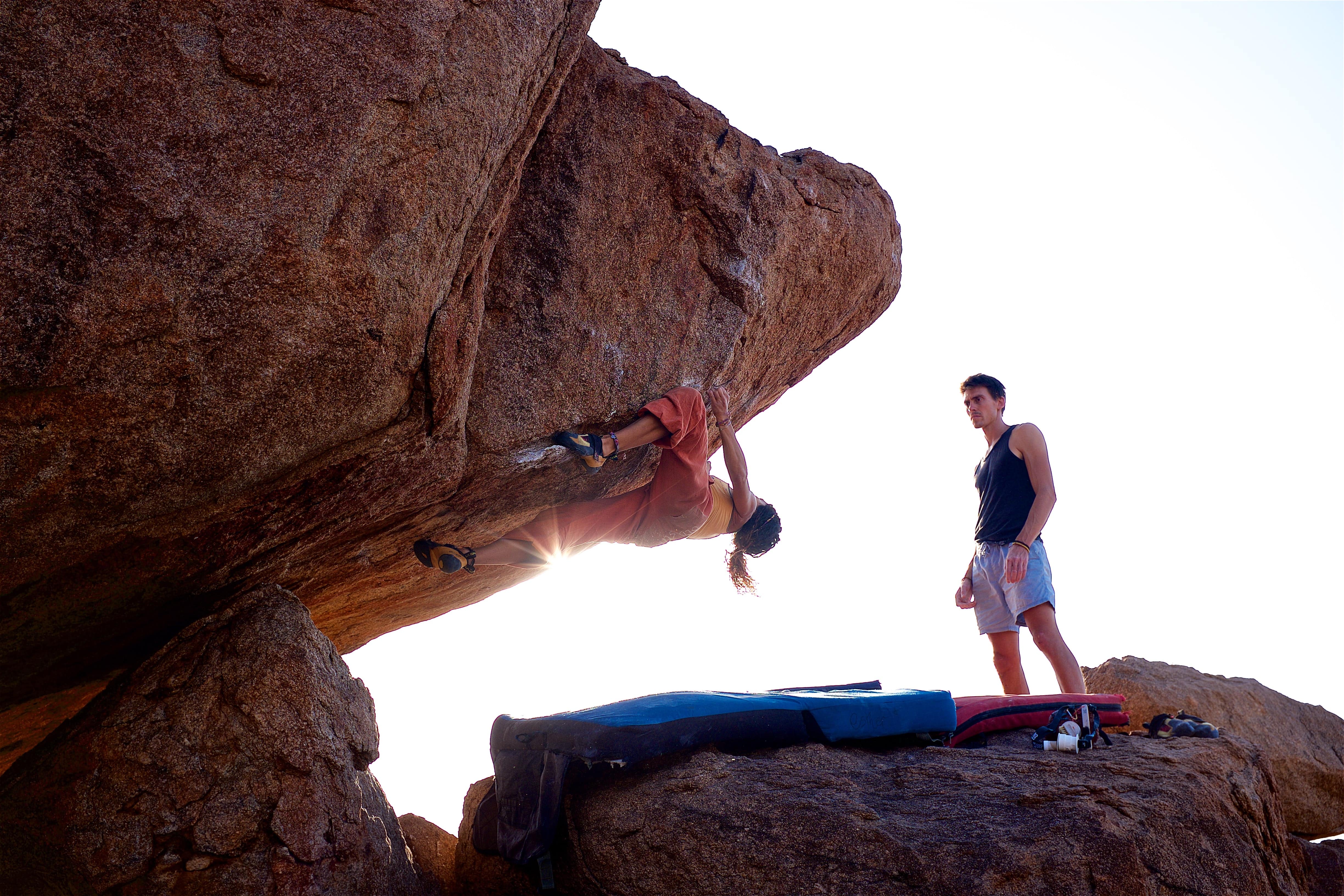 how to get into climbing bouldering outdoors