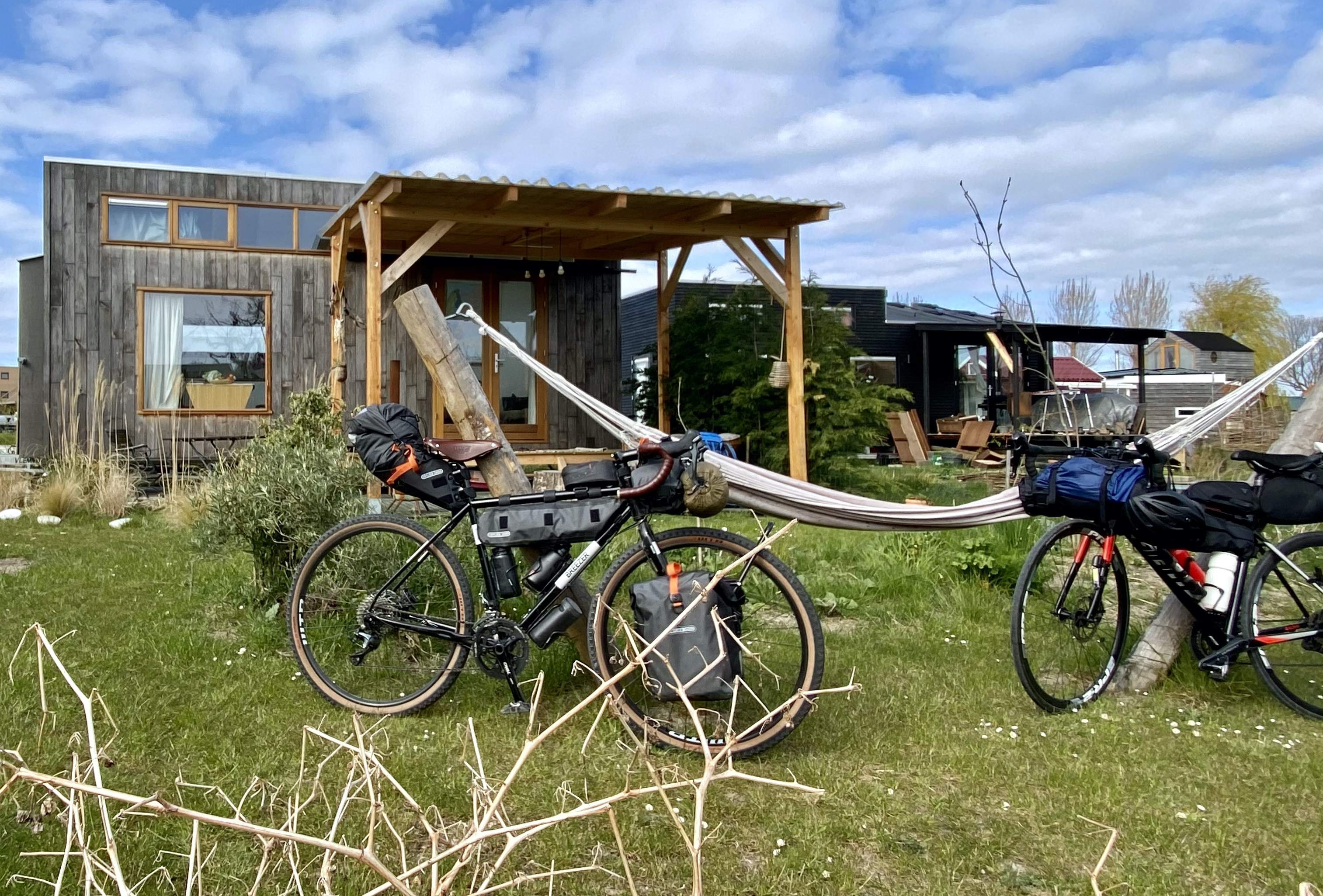 campspace with the bike