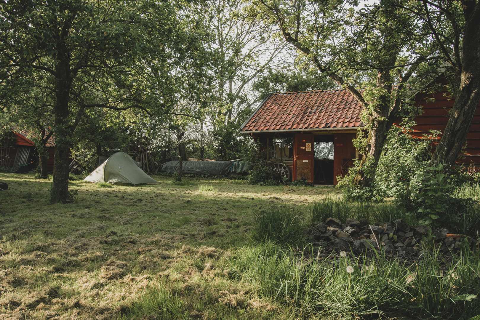 Frits' campsite in Groningen