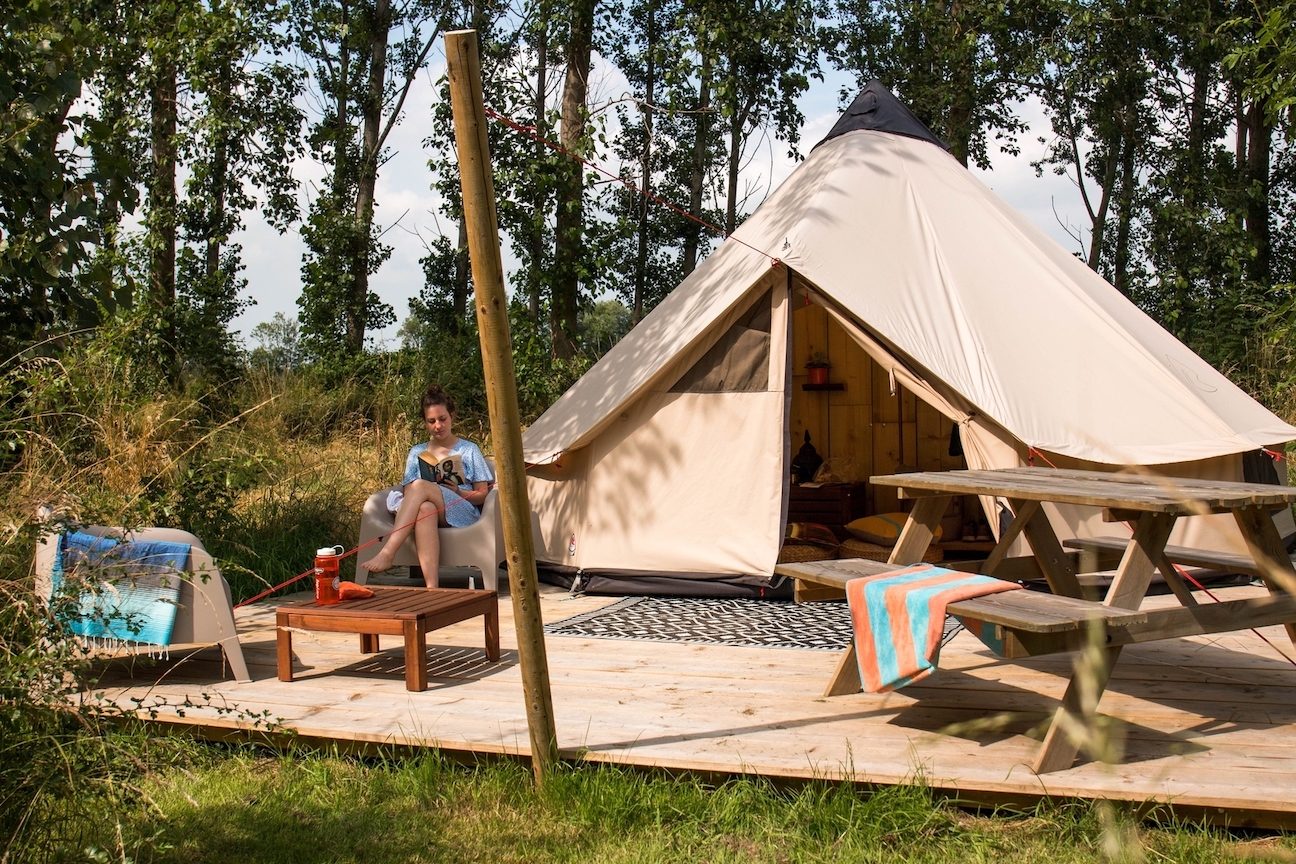 Glamping campsite Zeeland, Netherlands