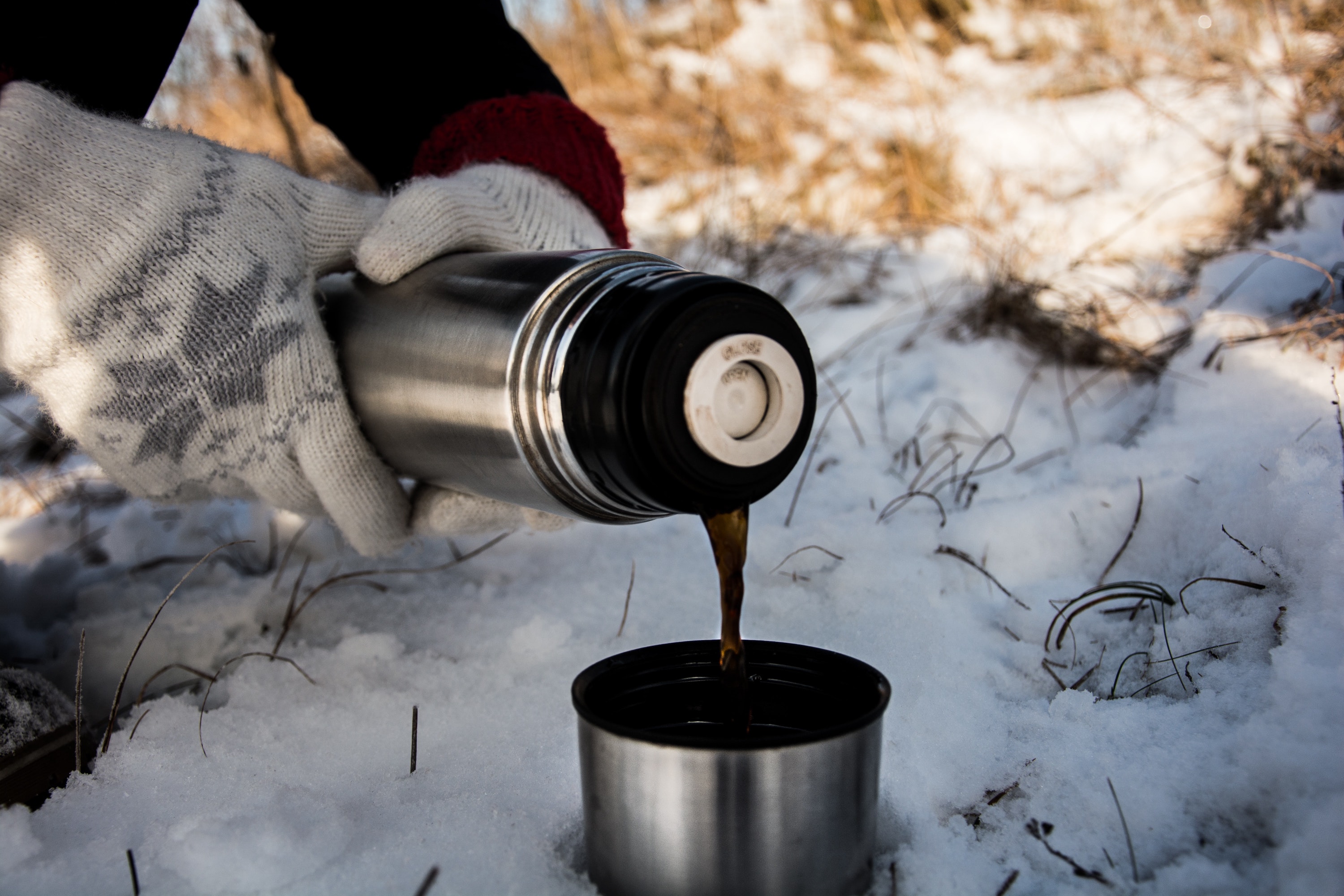 WInter cmaping hot drinks thermos Campspace